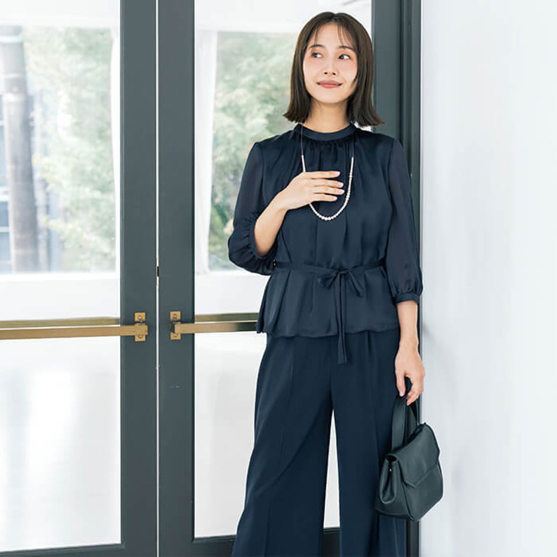 トウキョウソワール 東京ソワール WEB限定商品 ミセス 洗える パンツ