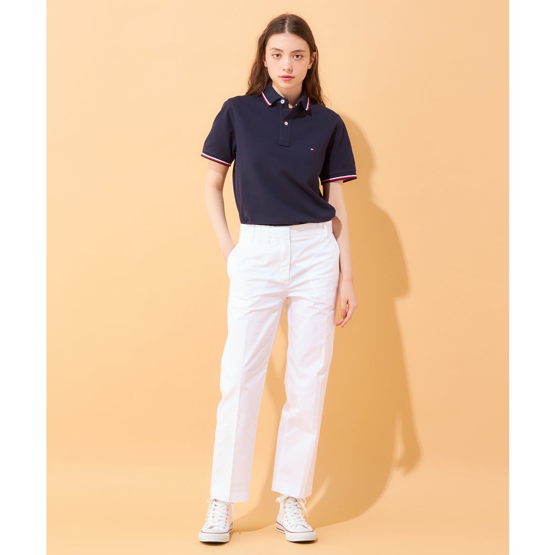 トミー ヒルフィガー TOMMY HILFIGER スリムフィットポロシャツ