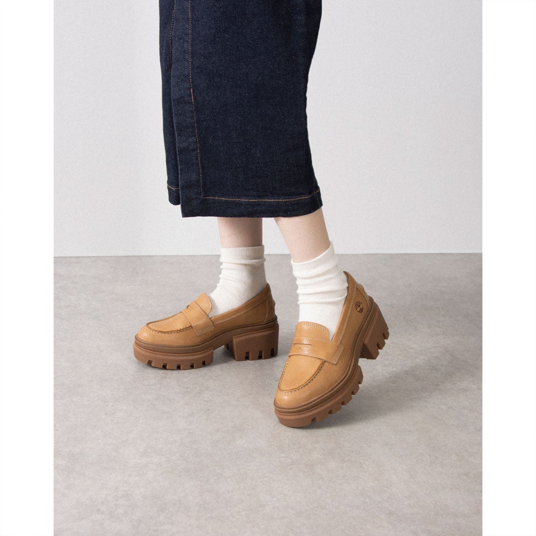ティンバーランド Timberland レディース シューズ ローファー 厚底