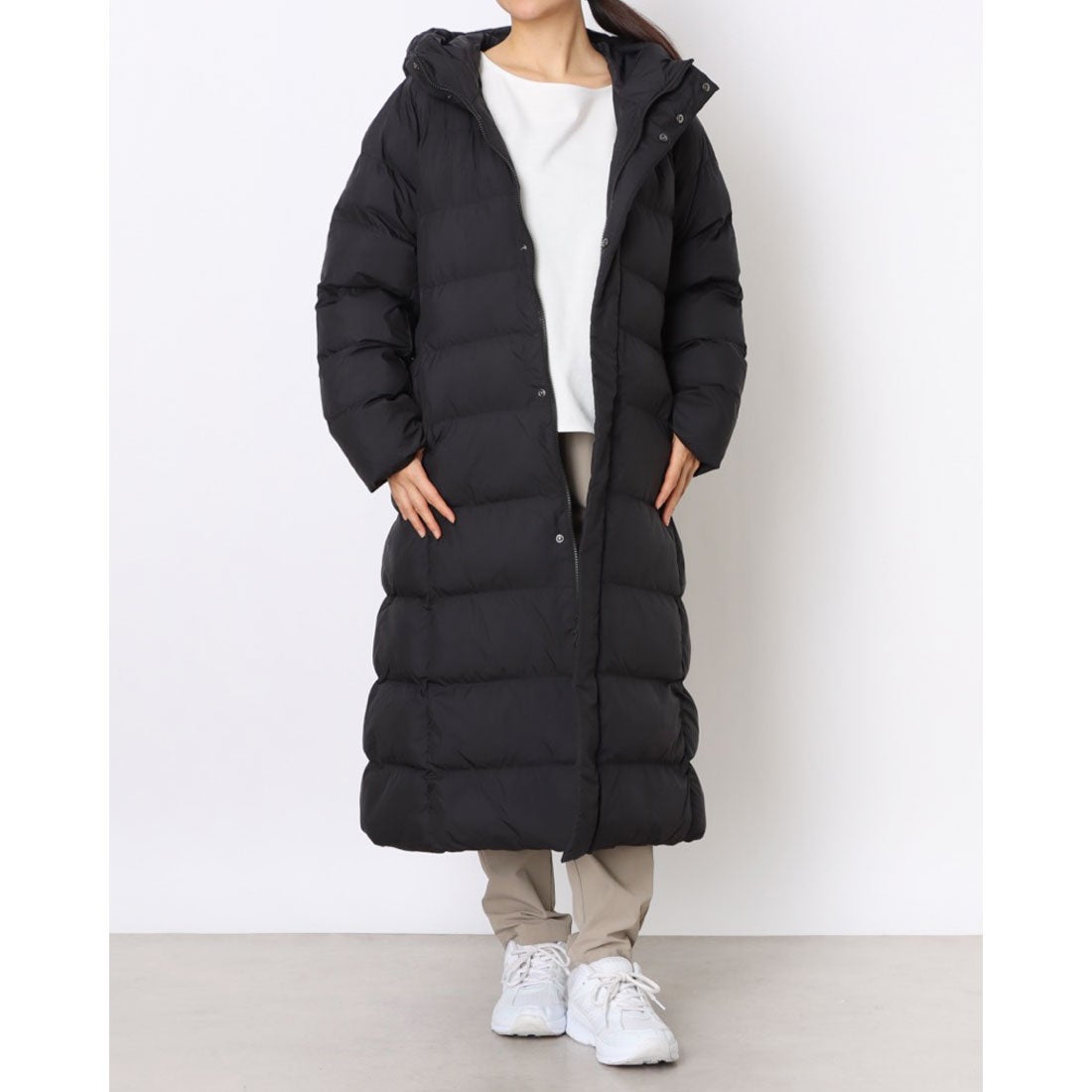 ティゴラ TIGORA レディース ベンチコート アルミ蓄熱パデットロング