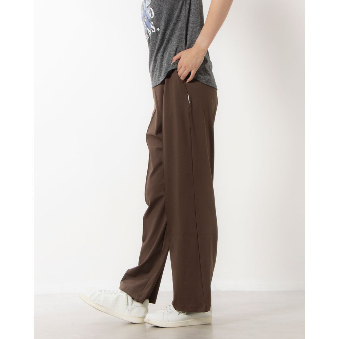 ティゴラ TIGORA レディース ライフスタイルロングパンツ ストレッチ