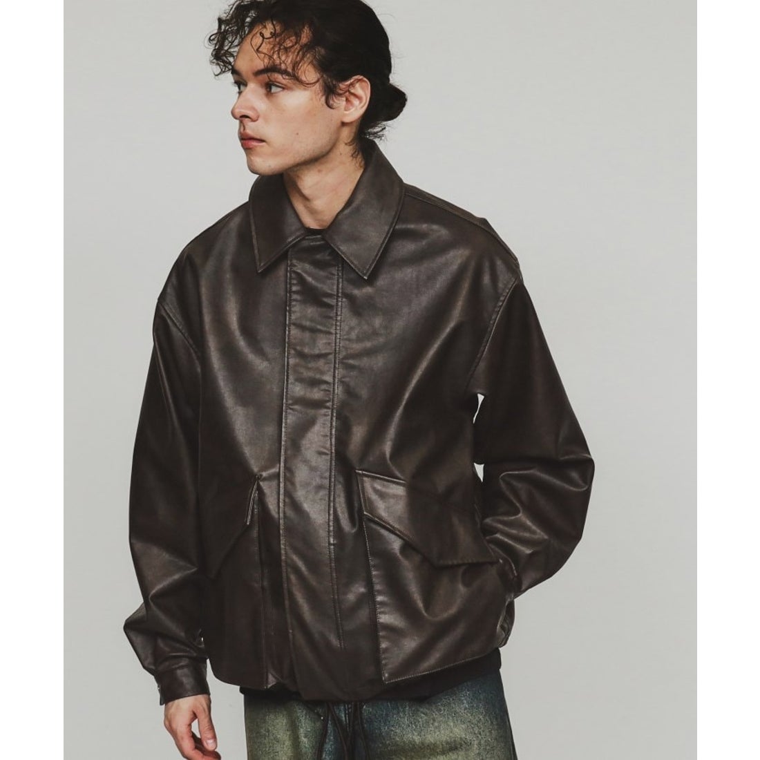 ティーケー タケオ キクチ tk.TAKEO KIKUCHI ミリタリーシャツブルゾン