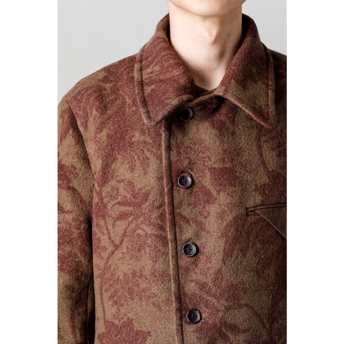 ユマワン UMA WANG Jade Jacket （MUSTARD/RED） -デザイナーズ