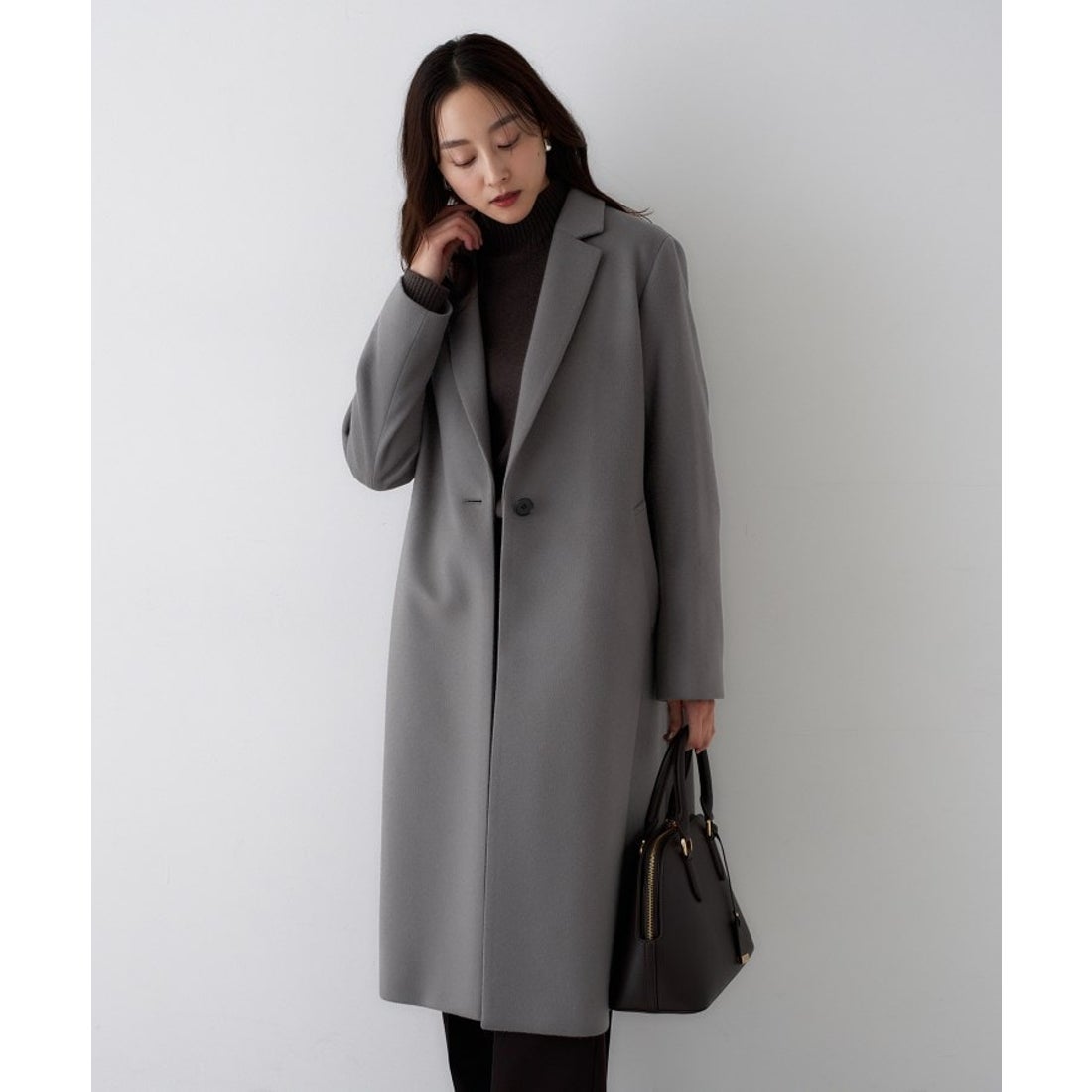 アンタイトル UNTITLED ウールチェスターコート （ブラック(019