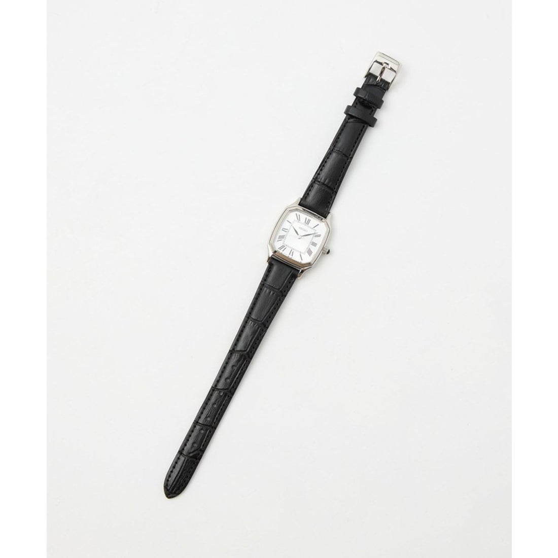 UNITED ARROWS 【別注】＜SEIKO＞スクエア レザー 腕時計2 （BLACK