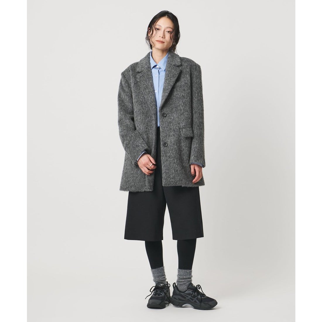 UNITED ARROWS シャギー ジャケット （DK.GRAY） - ファッション通販 d