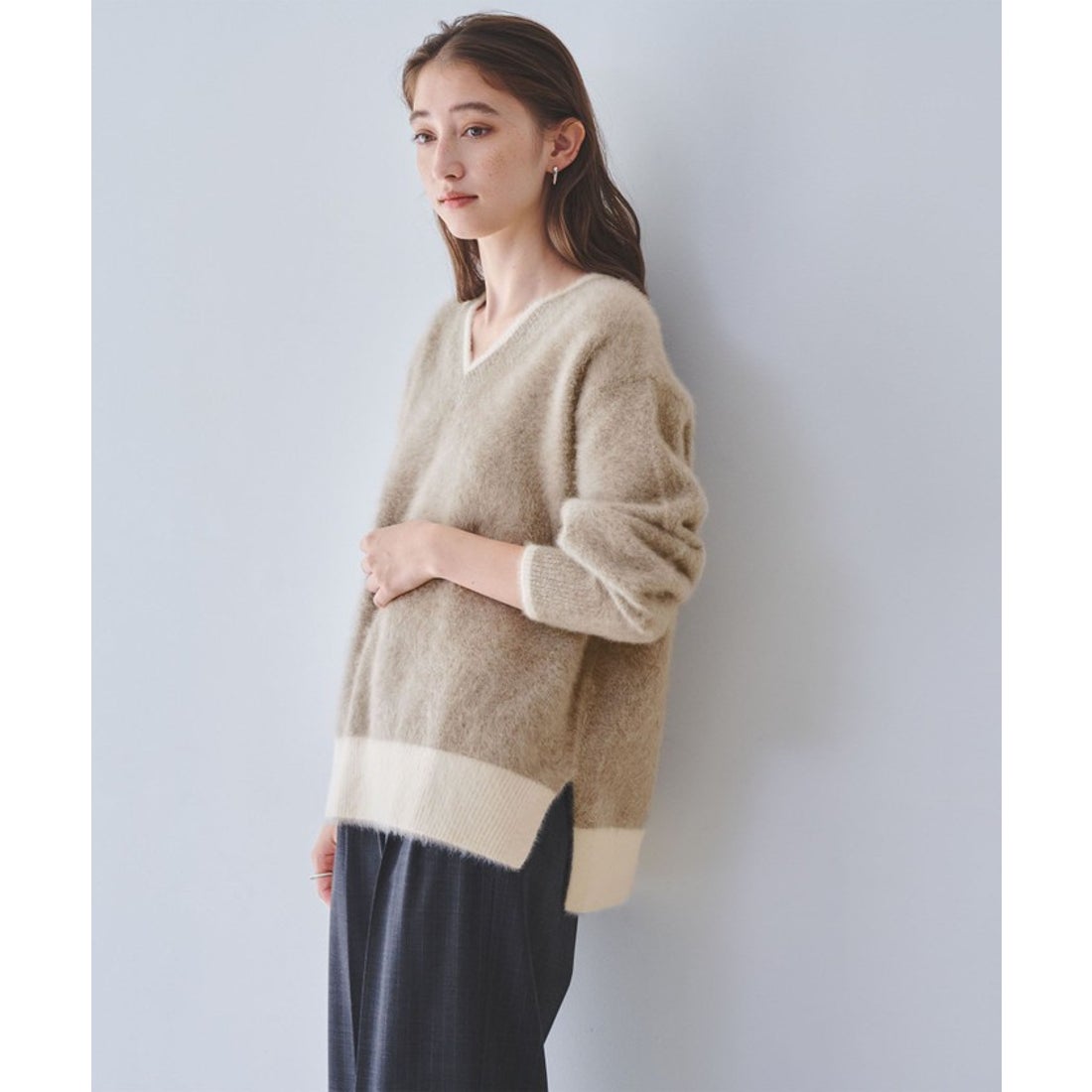 UNITED ARROWS フォックスカシミヤ Vネック ニット （その他2