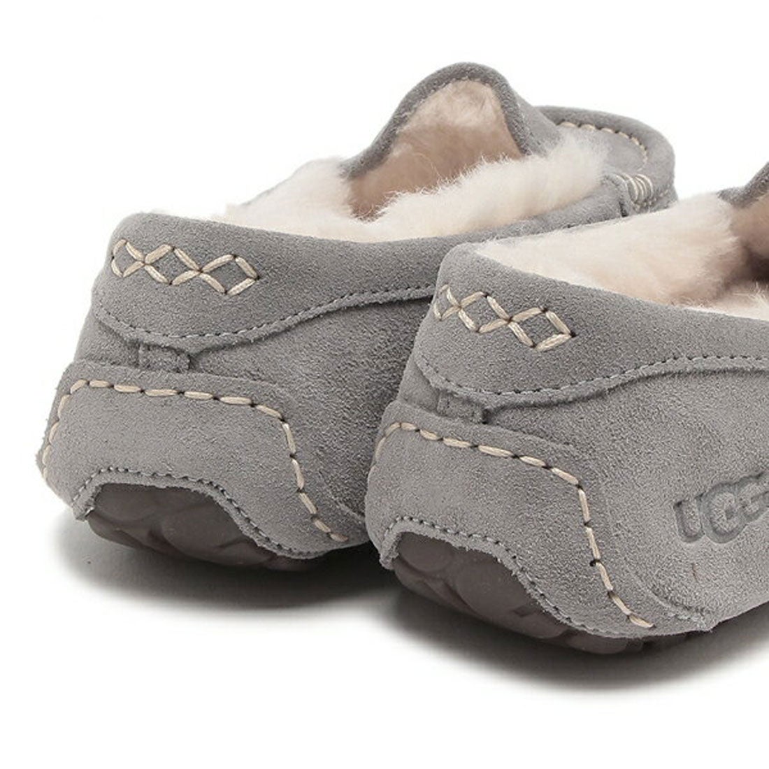 アグ UGG スリッポン デッキシューズ・モカシン アンスレー グレー