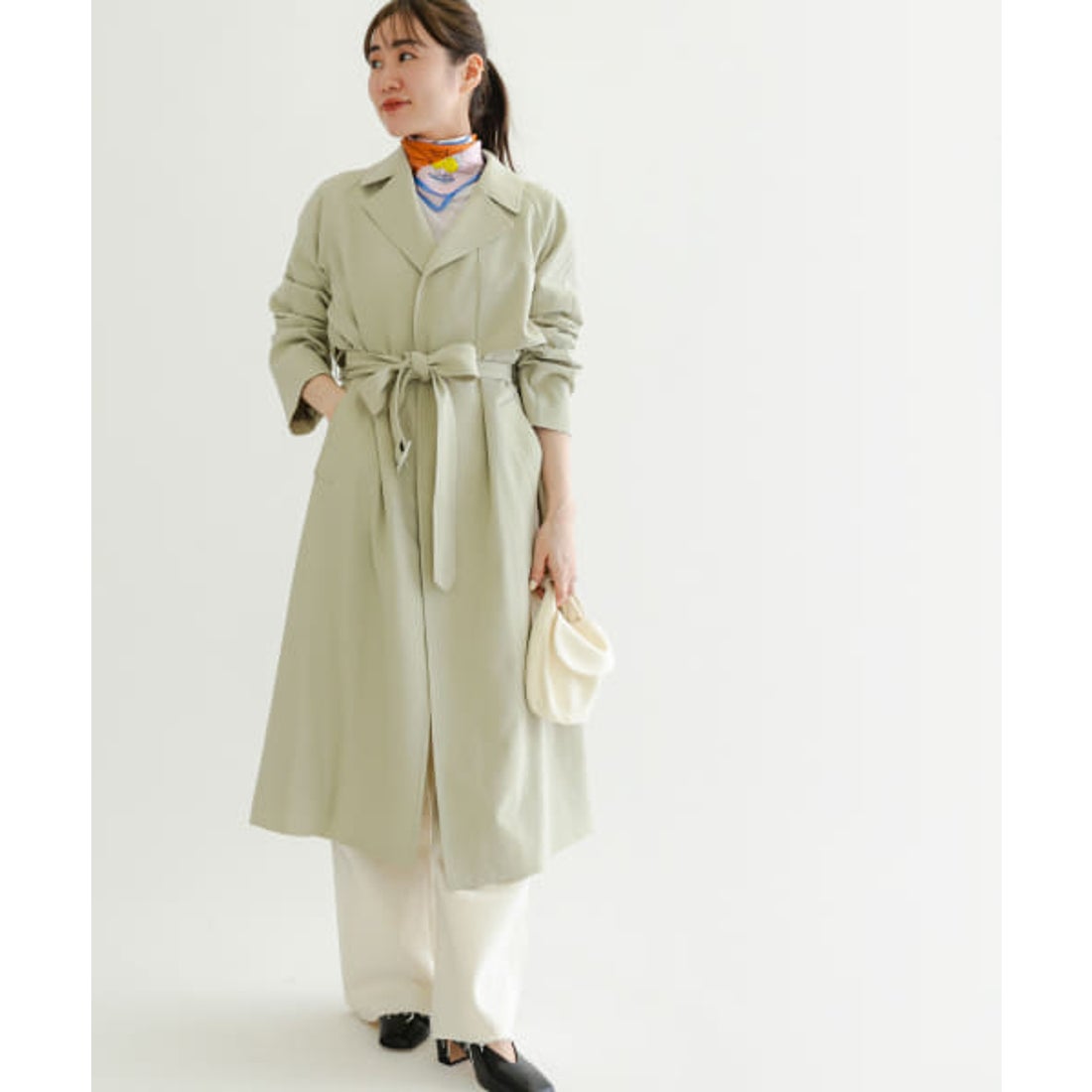 アーバンリサーチ ロッソ URBAN RESEARCH ROSSO バックタックトレンチ