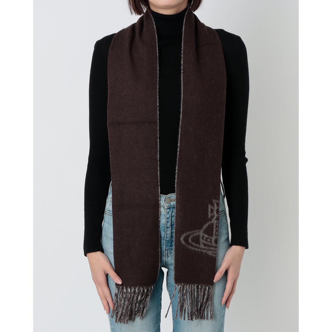 ヴィヴィアン ウエストウッド Vivienne Westwood マフラー （ブラウン