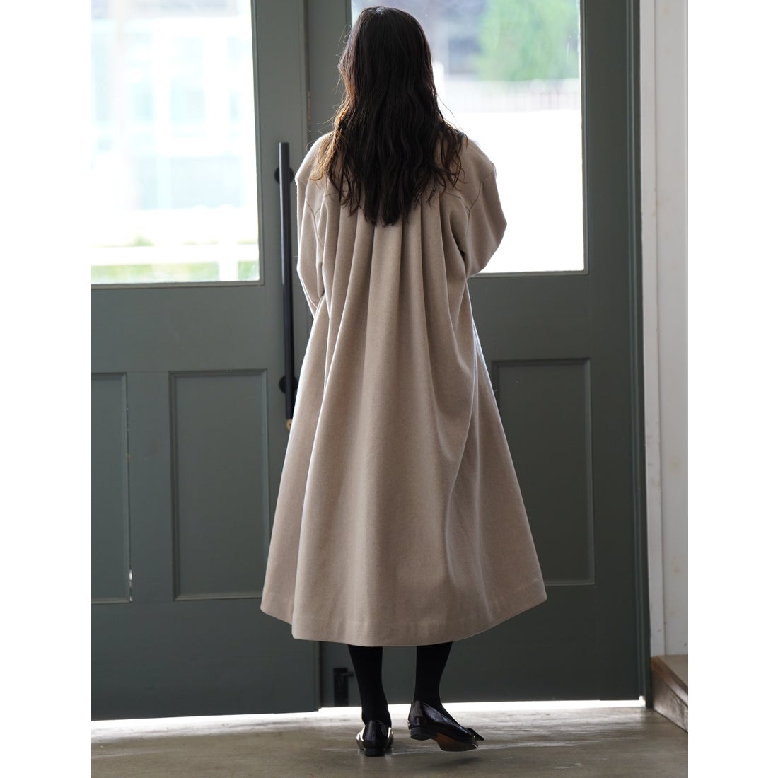 ヴィリーナ VIRINA メルロングコート （ベージュ） -靴＆ファッション