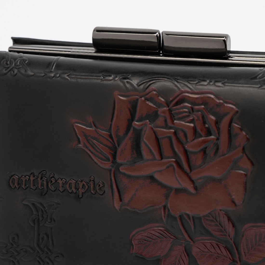 Why アルセラピィartherapieフィセルローズ三つ折りがま口ミニ