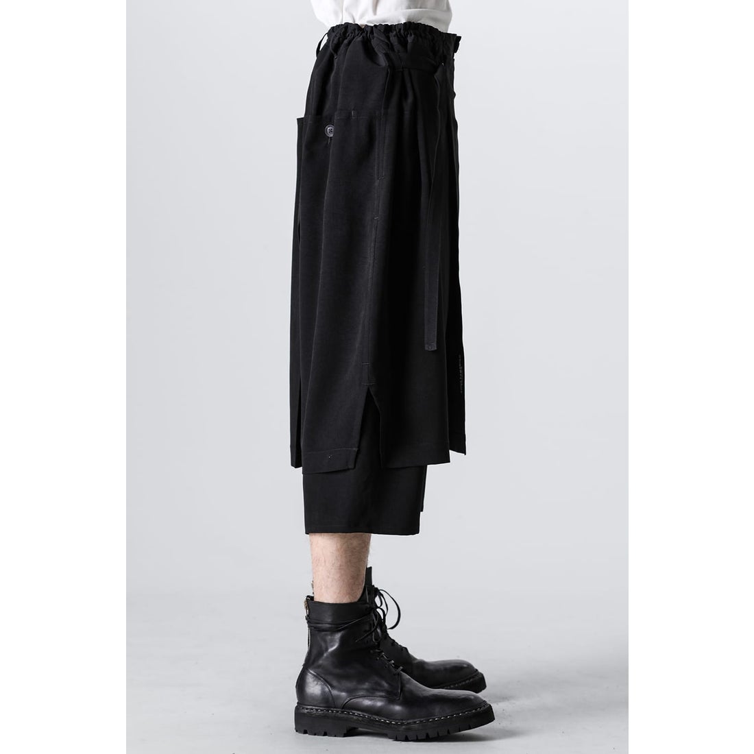 Yohji Yamamoto POUR HOMME Wrap Pants （Black） - Osaka / Kyoto