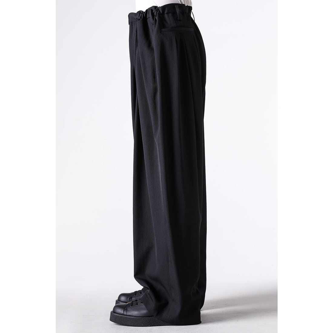 Yohji Yamamoto POUR HOMME 12 tuck pants （Black） - Osaka / Kyoto