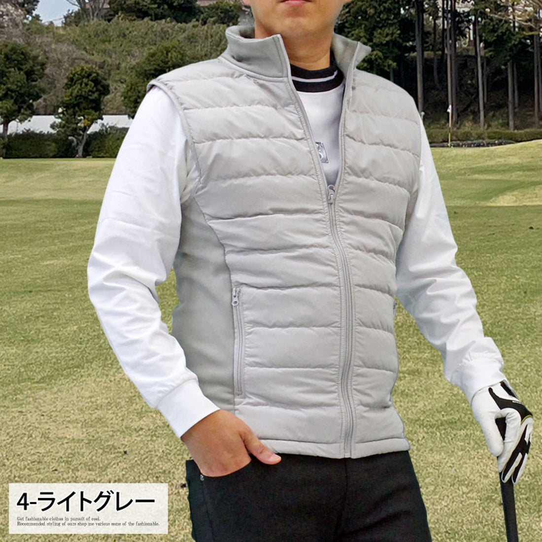 トップイズム TopIsm ゴルフ ダウンベスト メンズ ゴルフウェア