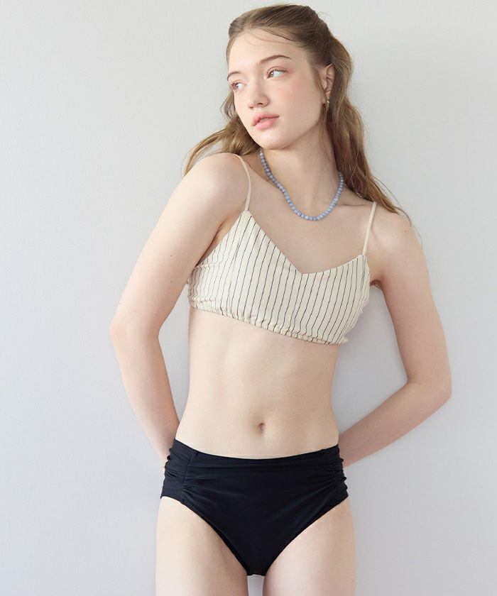 シンプルデザインストライプビキニ/水着【メール便可／100】 | SEA DRESS