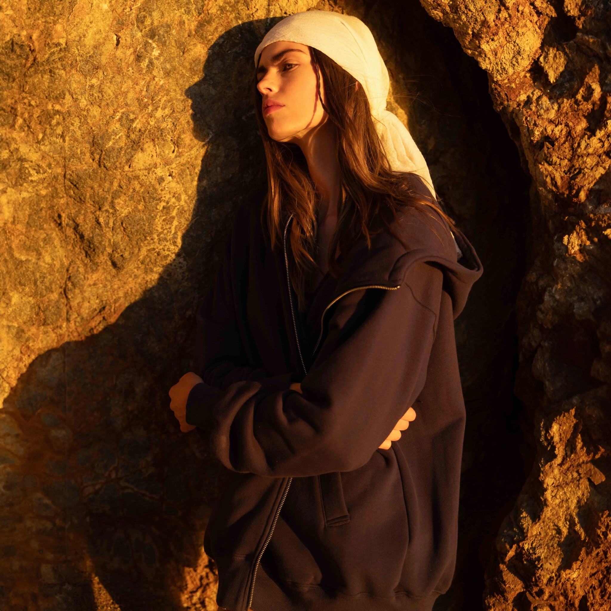 Volume Sweat Big Zipフーディー