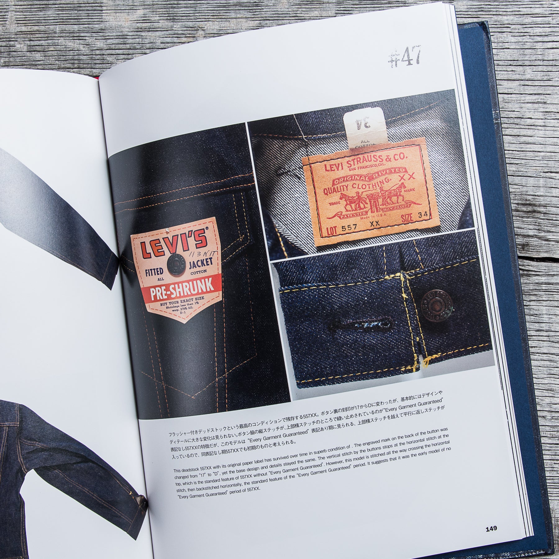 Book about Vintage Levi's Denim Jackets – Second Sunrise