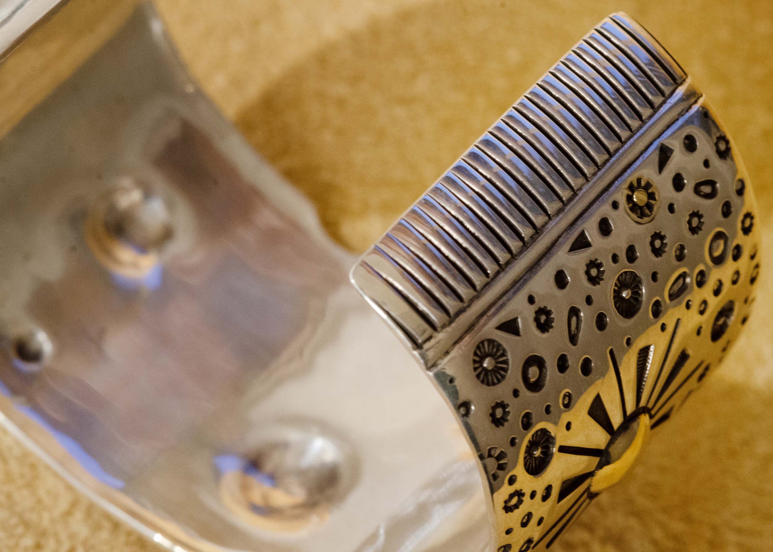 Jennifer Curtis Silver and Gold Bracelet – Sedona Indian Jewelry
