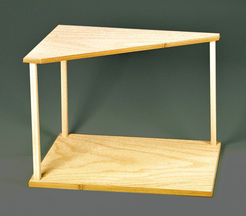 通販販売【茶道具】 山里棚 桐木地竹張砂擦 *利休好写* [tan10089]茶道