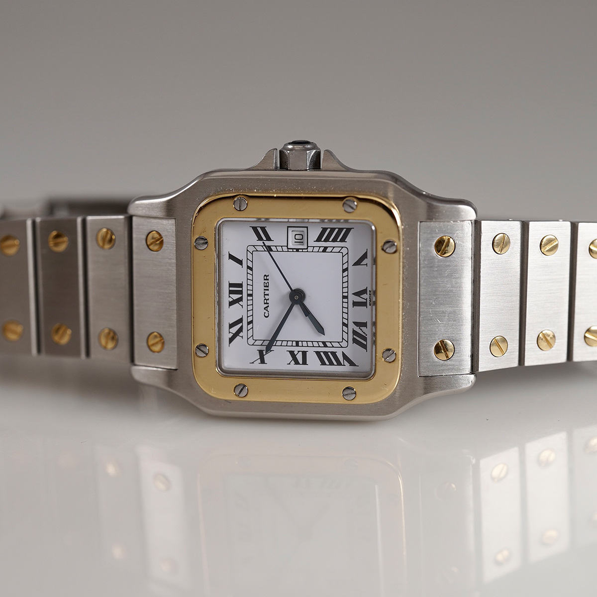 SELECT INC. [CARTIER サントス LM 自動巻 Ref.2961 SS x YG / 美品