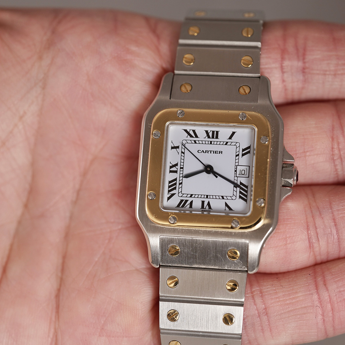 SELECT INC. [CARTIER サントス LM 自動巻 Ref.2961 SS x YG / 美品