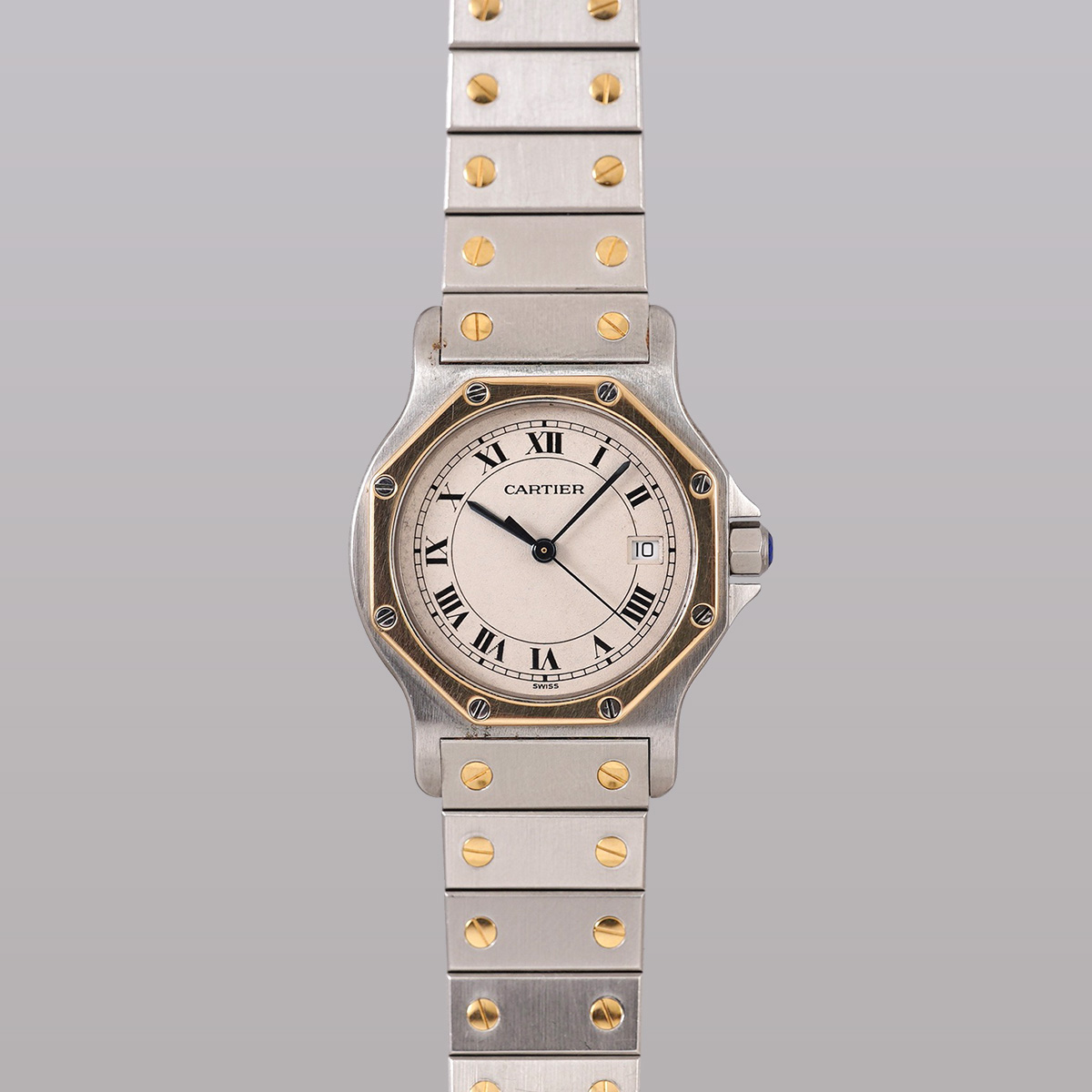 SELECT INC. [CARTIER サントス オクタゴン LMサイズ クォーツ SS x YG