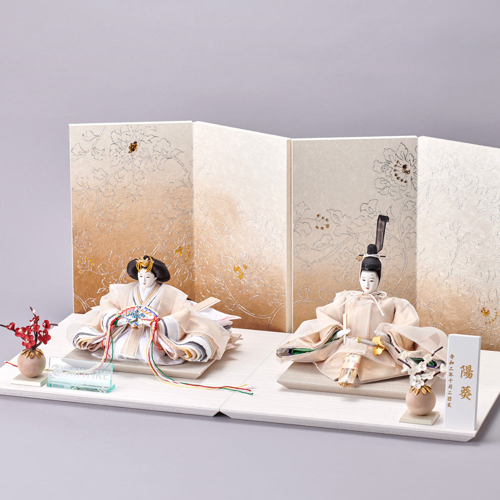 雛人形 白音 雛重（ひなえ） 京人形 み彌け×cuna selectオリジナル 京