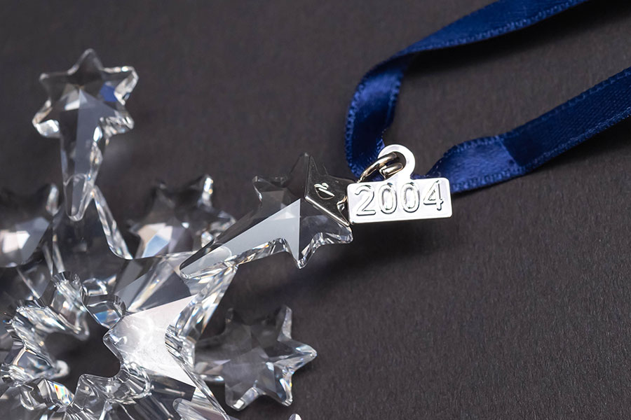 スワロフスキー クリスマスオーナメント スノーフレーク（2004年）を