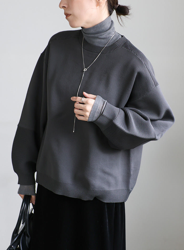 編み地切替デザインニット – SELECT MOCA
