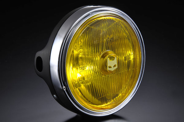 889ドライビングランプフルキット イエローレンズ メッキケース