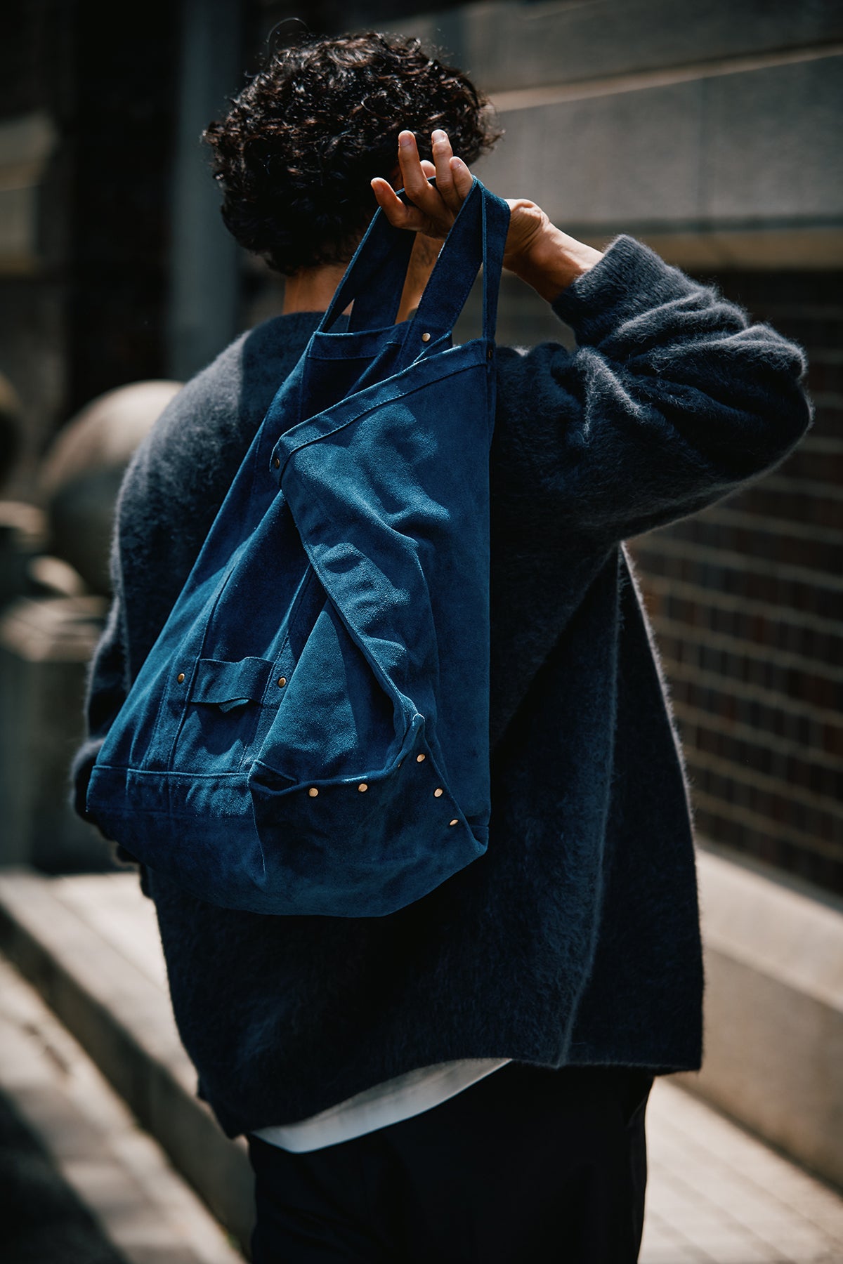 OCEANS】LEATHER TOTE BAG -Cow split leather- | SEVEN BY SEVEN