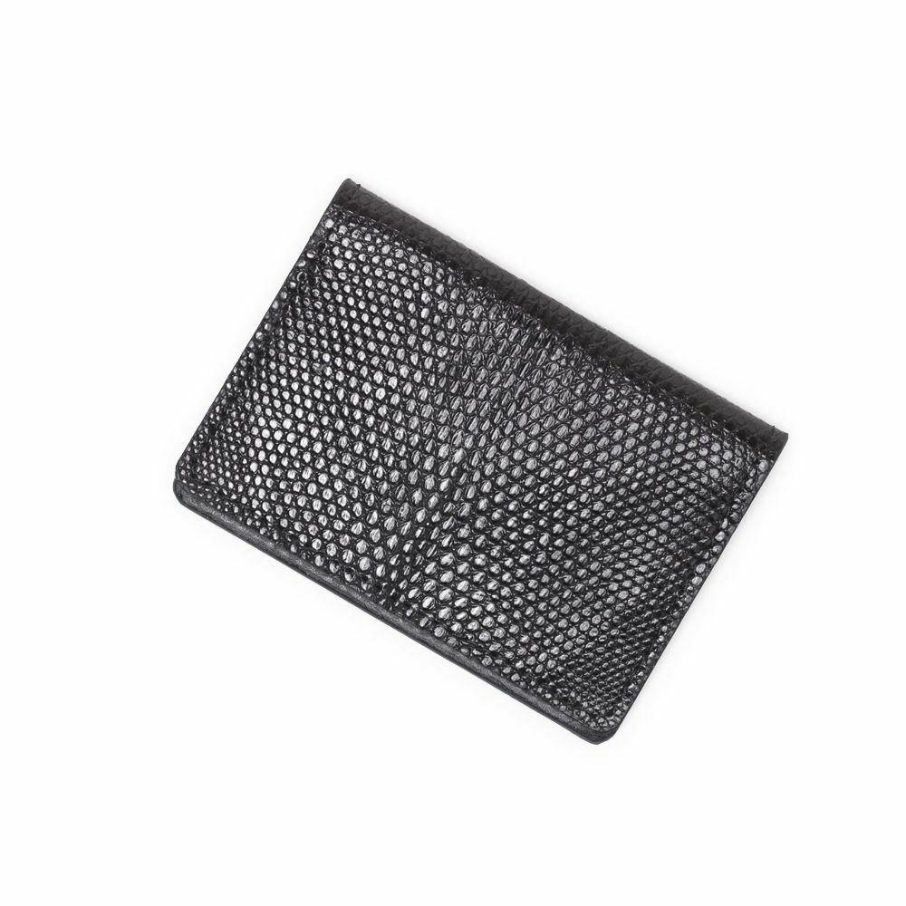 ポケットカードケース リザード（トカゲ革）│メンズ革小物通販 S'FACTORY