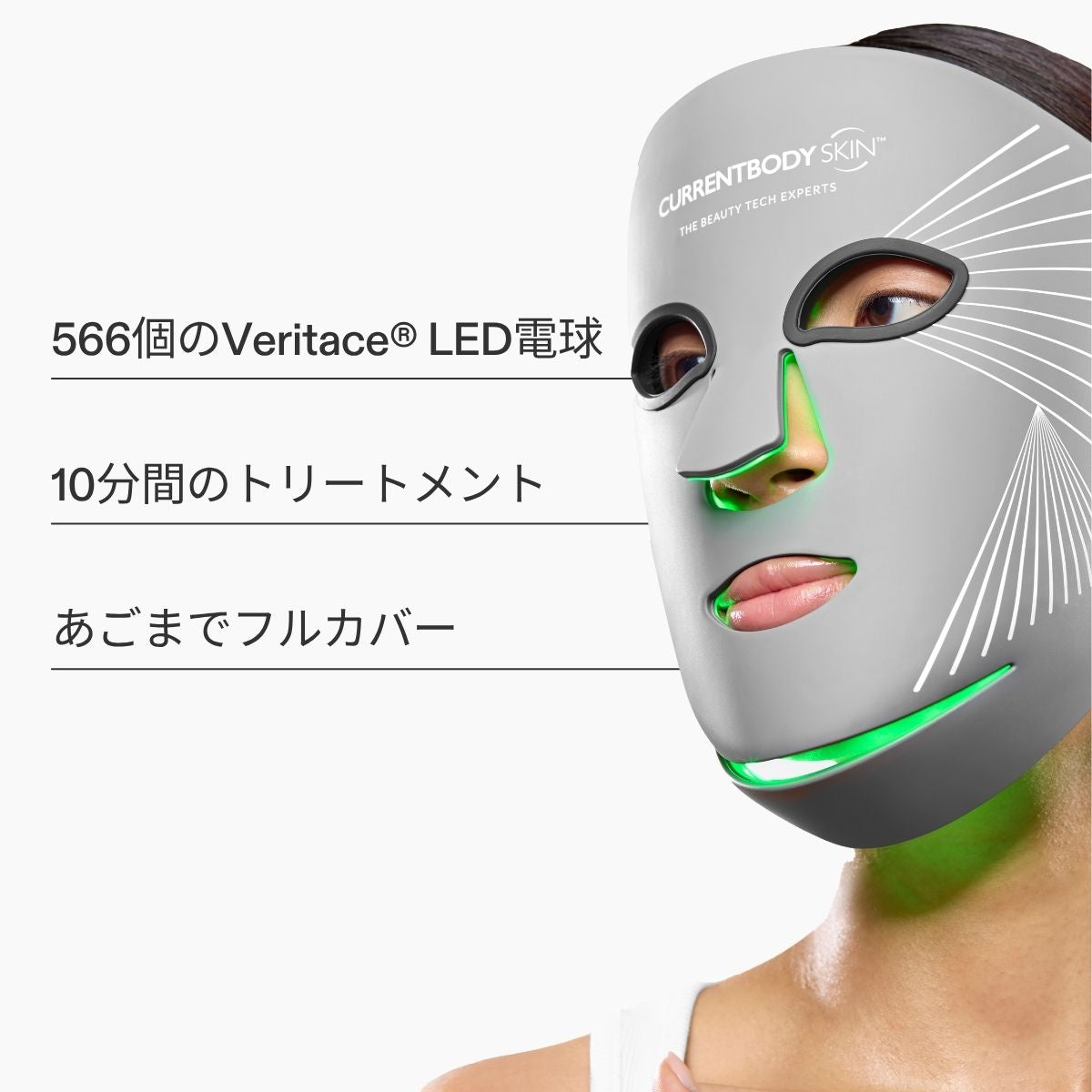 Currentbody Skin LED マルチライトマスク｜6つのLED の波長