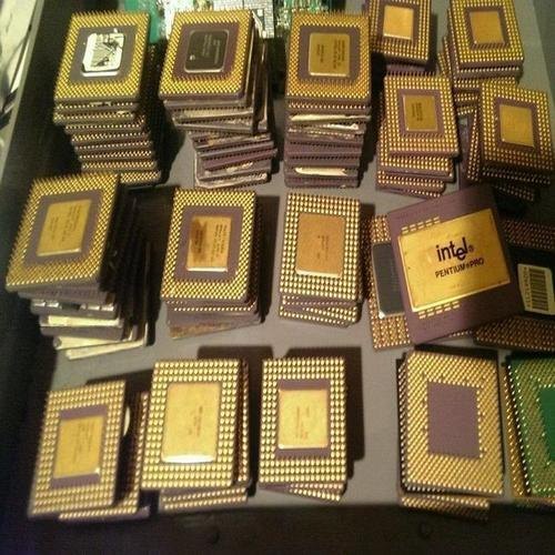 Intel Pentium Pro Ceramic CPU PROCESSOR Scrap for Gold Pins Recovery
