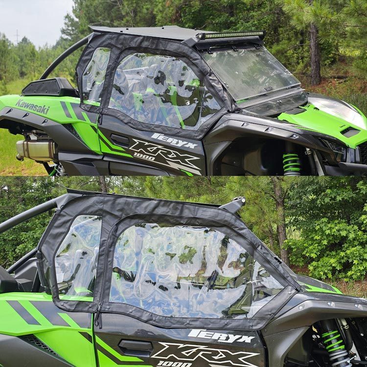 Teryx KRX 1000 Upper Soft Doors w/ Zippers | Side By Side Stuff