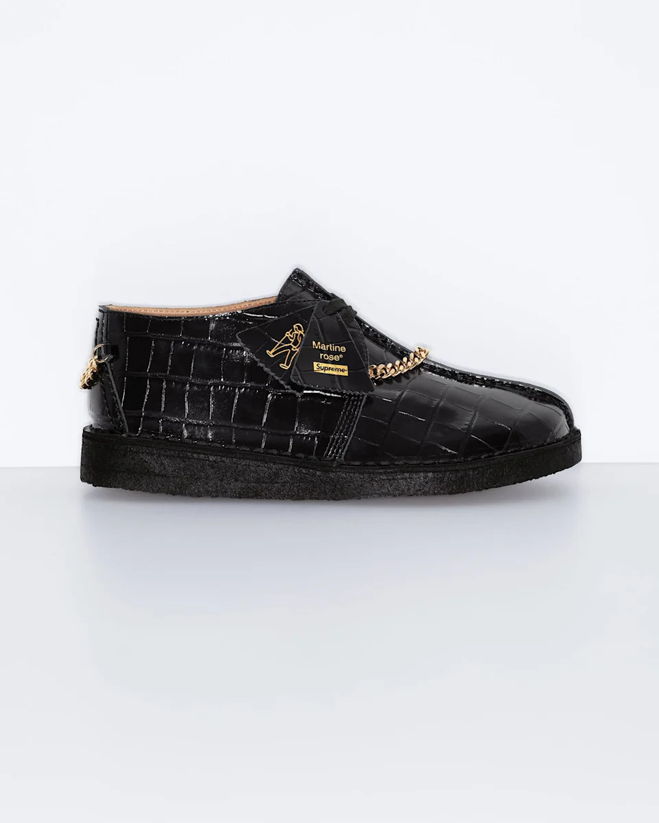 Martine Rose and Supreme Made Crocodile Clarks Desert Boots for