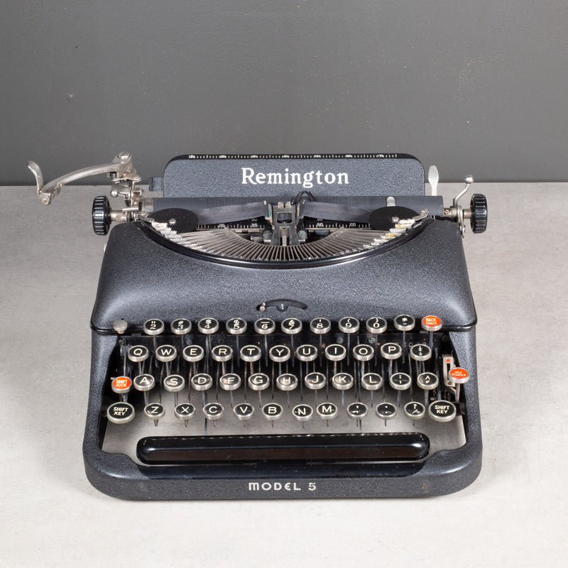 アンティーク タイプライター REMINGTON MODEL 5 レミントン社製