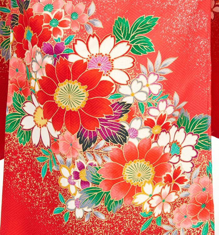 アンティーク風 正絹 七五三（子ども） 7歳 No.JA-5159のレンタル