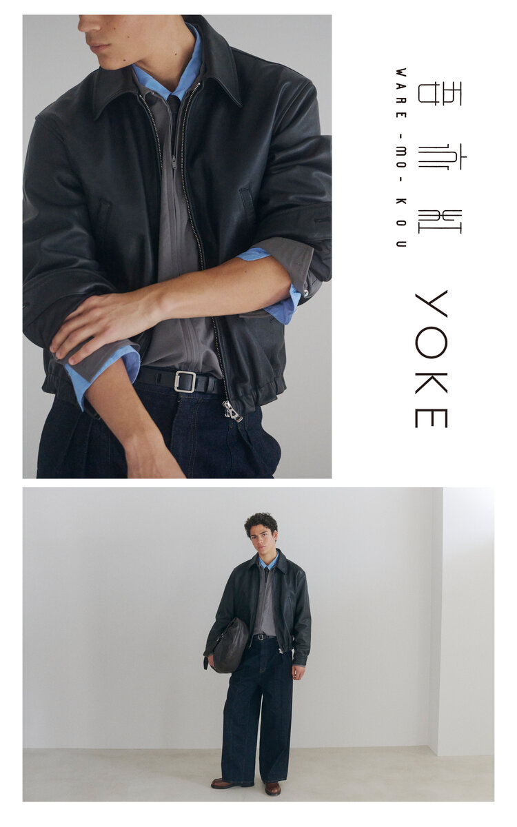YOKE×吾亦紅】LEATHER ZIP BLOUSON Exclusive｜GARDEN｜ - mix.tokyo