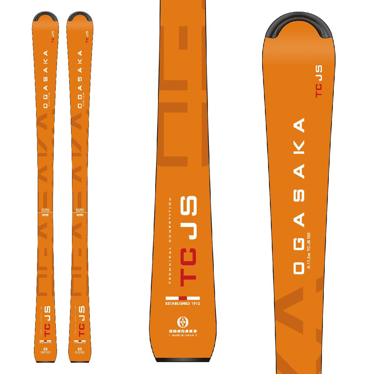 OGASAKA オガサカ スキー板 キッズ ジュニア ＜2024＞ TC-JUNIOR