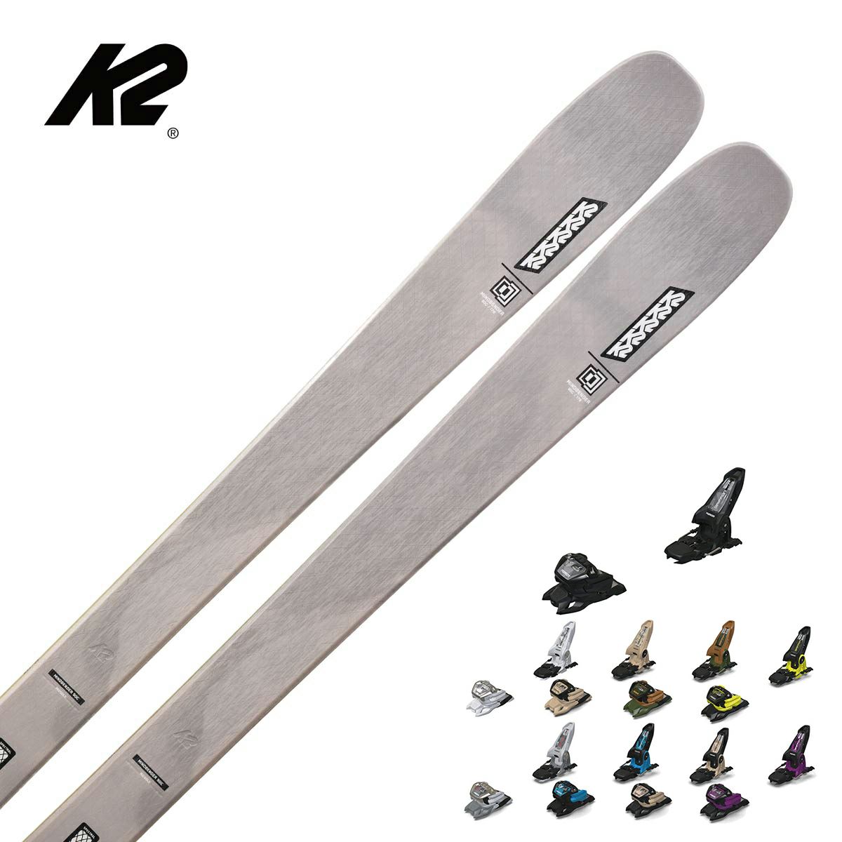 K2 ケーツー スキー板 メンズ レディース＜2026＞ 244 + XCOMP 16 BK