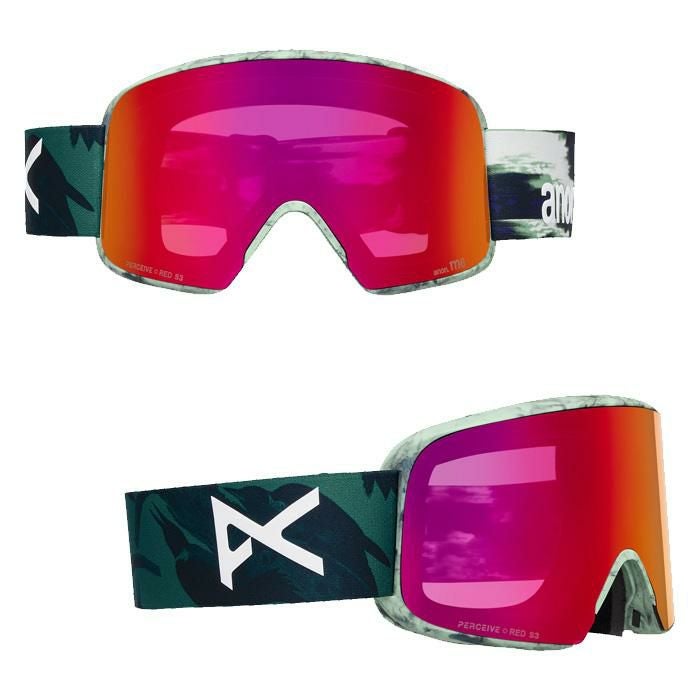 アノン ゴーグル ANON M6 ローブリッジフィット FAMILY TREE PS RED +