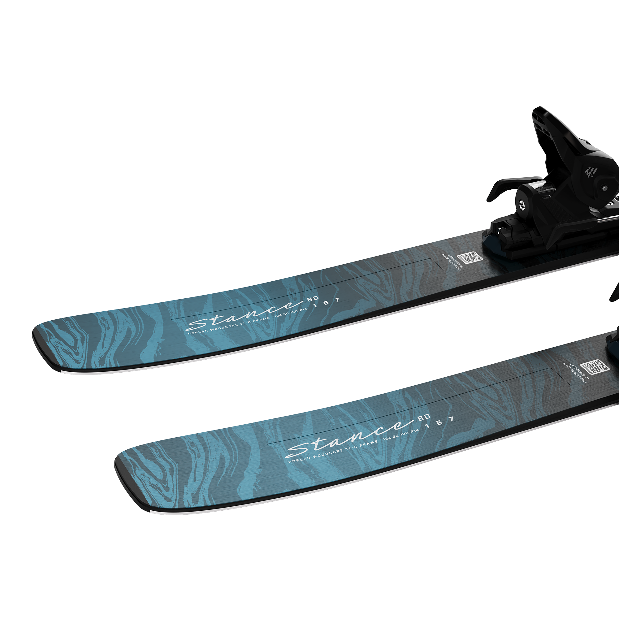 2026 Stance 80 Skis + M10 Bindings – All-Mountain Precision