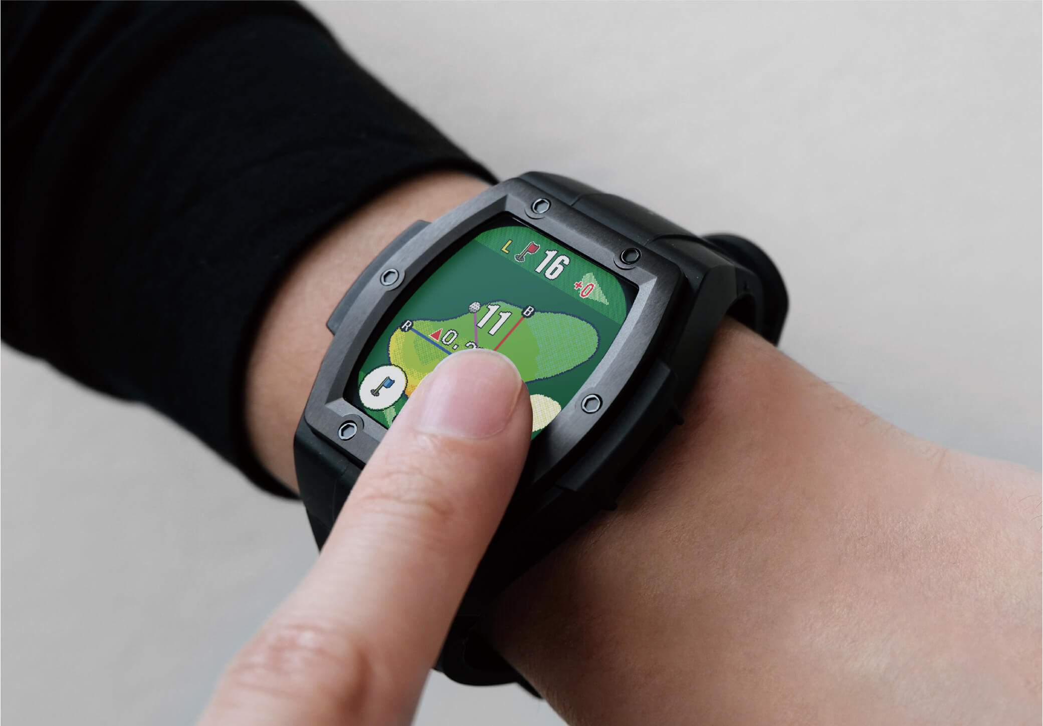 Shot Navi Crest II Touch::ゴルフ用GPSウォッチ