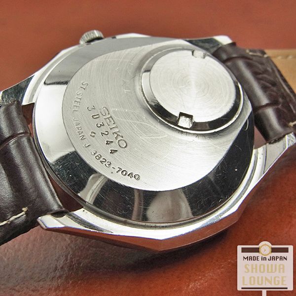 セイコー 38クオーツ V.F.A ザラメ文字盤 デイデイト オクタゴン風