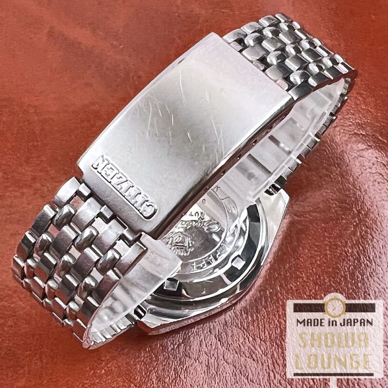 シチズン ビンテージCITIZENクリスタルセブン フルーテッドベゼル