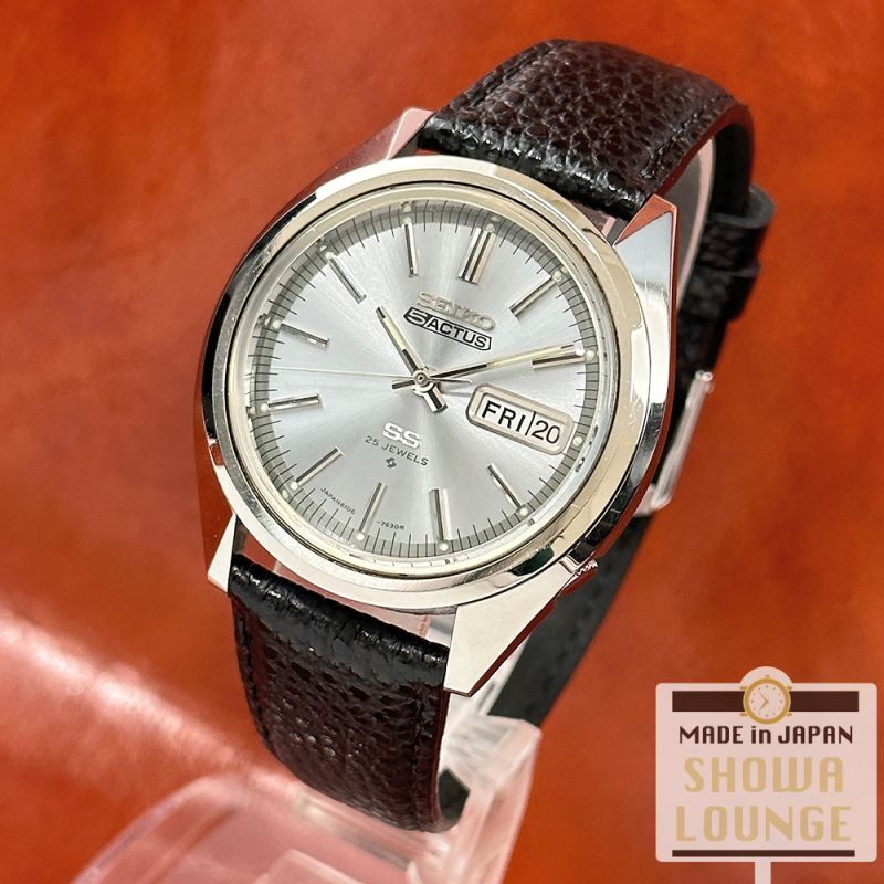 セイコー ファイブアクタス メタリックシルバーダイヤル SS 6106-7510