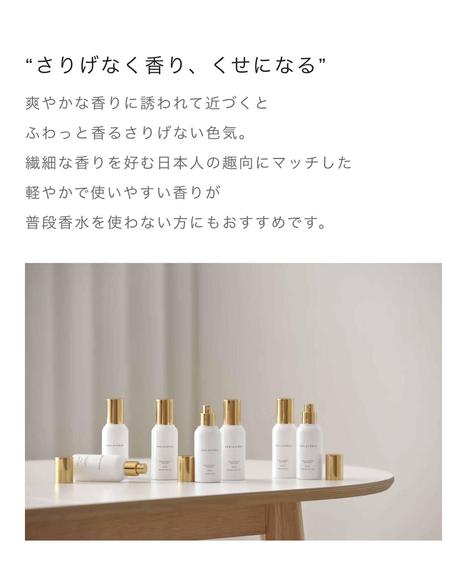 オードトワレ 香水｜5ml｜シャンパン – SHOLAYERED