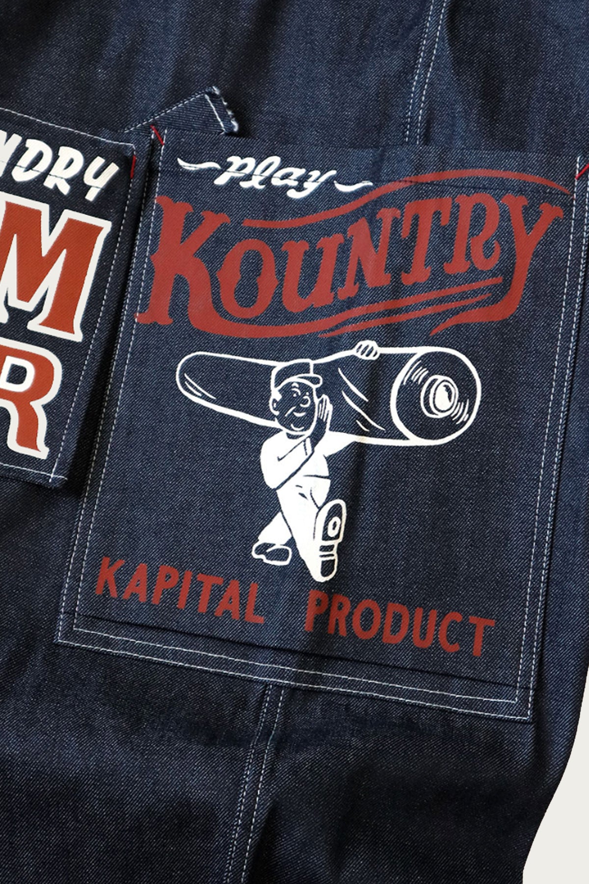 Kapital 11.5oz Denim AD Overall | Indigo | Canoe Club